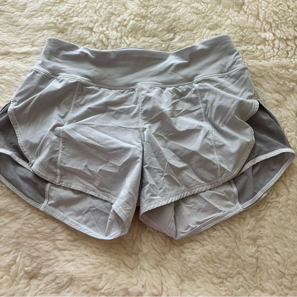 lululemon athletica Light Gray Athletic Shorts
